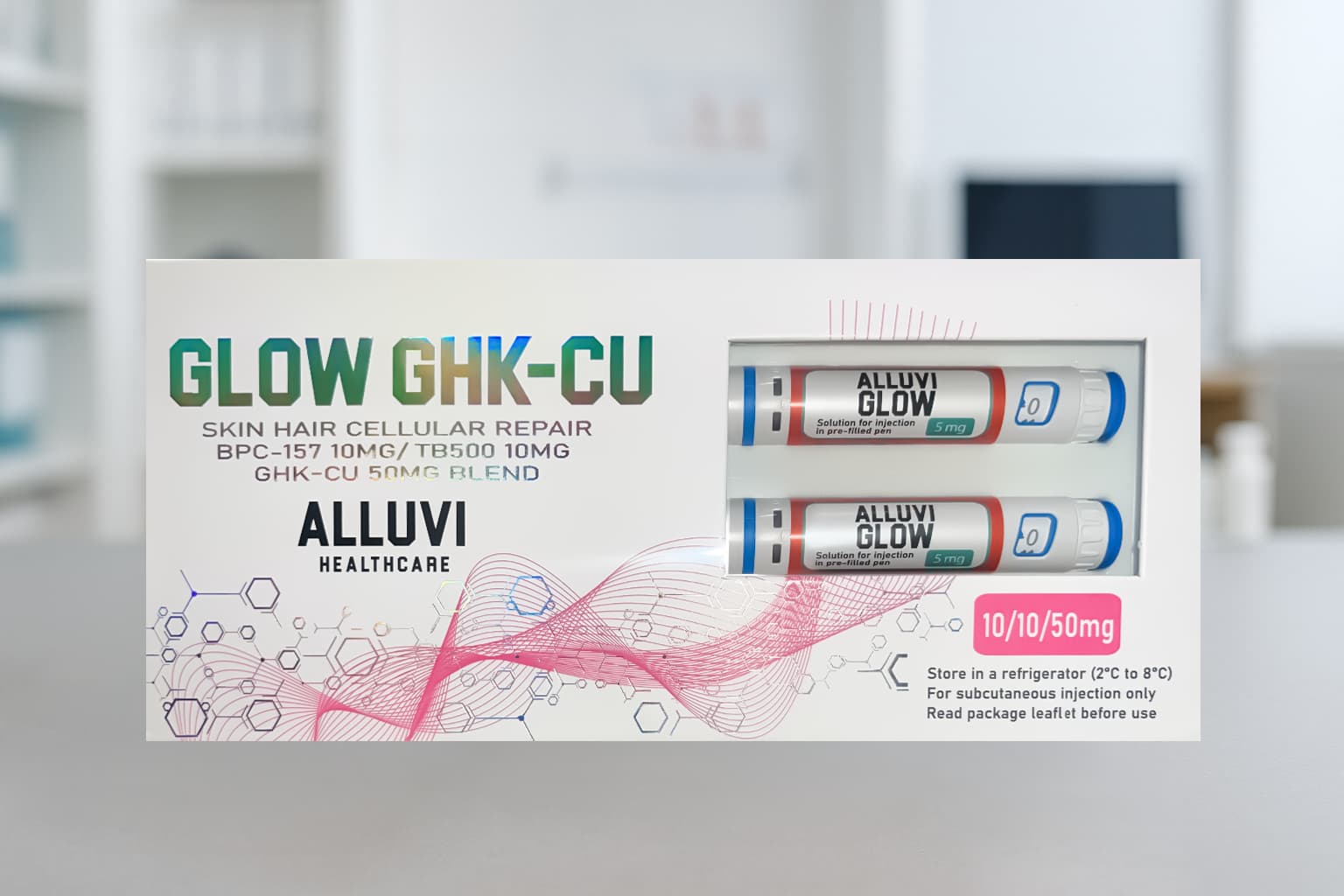 Alluvi Healthcare UK Team – Company Info Glow 70mg GHK-CU Research Grade Copper Peptide | ALLUVI